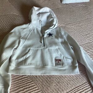 lululemon athletica White Hoodie Sweater